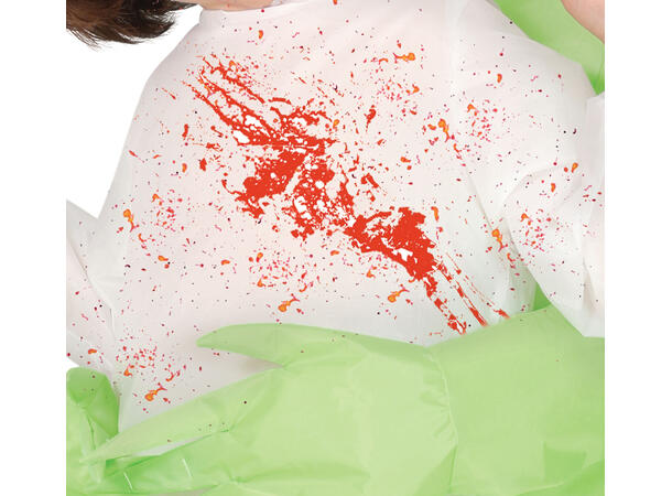 Carry me kostyme - Skummel Alien 1 Oppblåsbart kostyme - Str 7-9 År 