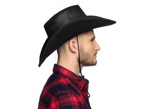 Cowboyhatt - Wichita - Sort 1 Hatt til voksen - Onesize 