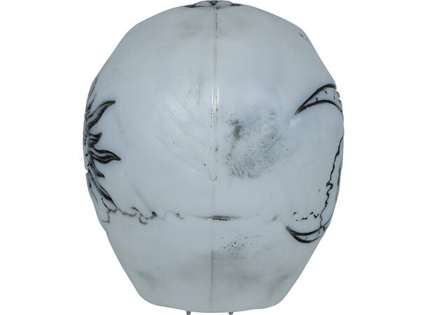 Dekorert hodeskalle m/lys 1 Dekorasjon i PVC m/lys - 20cm 