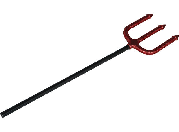 Djevelgaffel til barn - Glitter 1 Djevelgaffel i plast - 50cm 