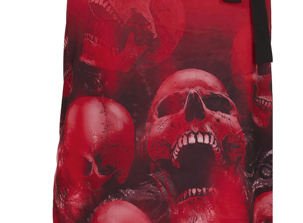 Døden - Rød tunika, hette og belte 1 Herrekostyme - str 52-54 (L) 