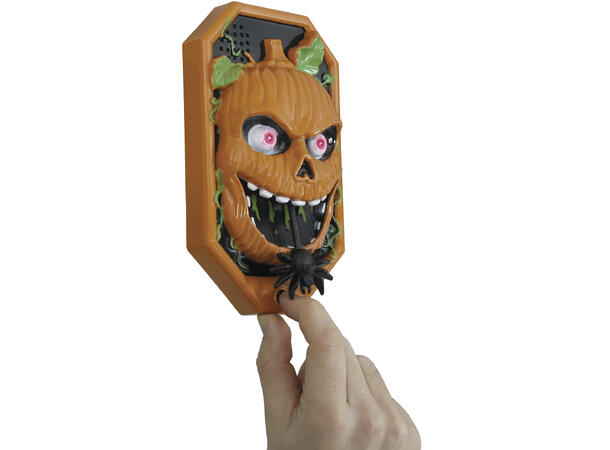 Dørklokke - Gresskar Dørklokke m/Lyd/lys/bevegelse - 20x11cm 