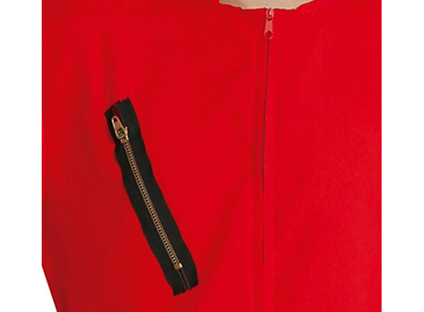 Fangekostyme - Onepiece - Rød 1 Barnekostyme Unisex - Str 14-16 År 