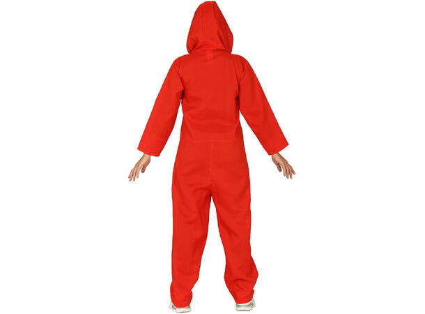 Fangekostyme - Onepiece - Rød 1 Damekostyme - str 42-44 (L) 