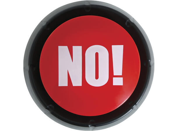 Festleke - Buzzer knapper - "Yes"/"No" 1 Festleke m/2 svarknapper - 9cm 