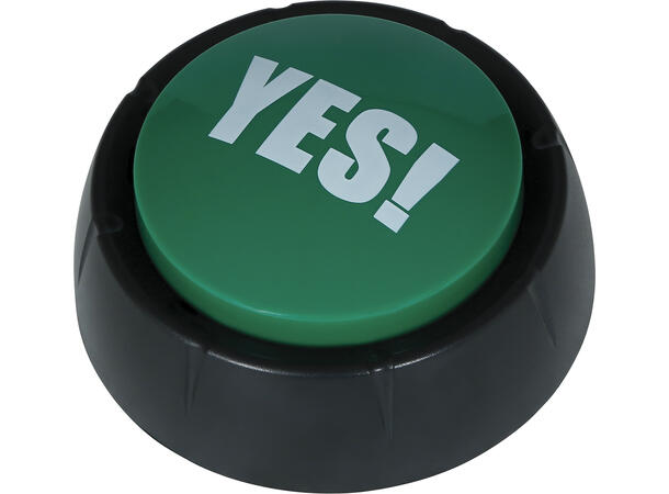 Festleke - Buzzer knapper - "Yes"/"No" 1 Festleke m/2 svarknapper - 9cm 