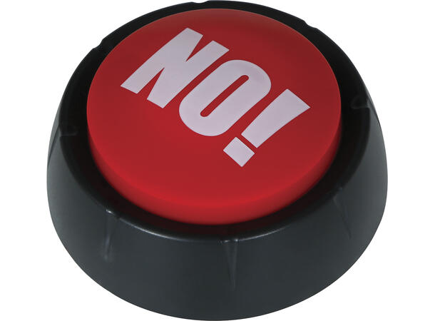 Festleke - Buzzer knapper - "Yes"/"No" 1 Festleke m/2 svarknapper - 9cm 