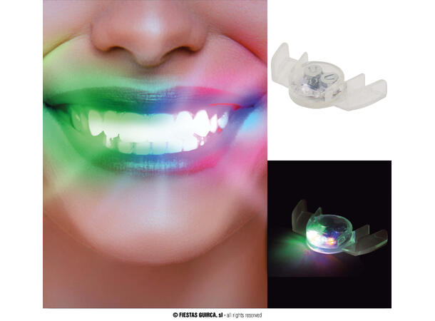 Flerfarget  - LED tannbeskytter 1 tannbeskytter - LED 