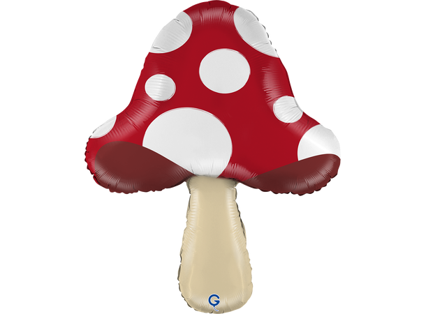 Fluesopp 1 Folieballong med form - (52x65 cm) 