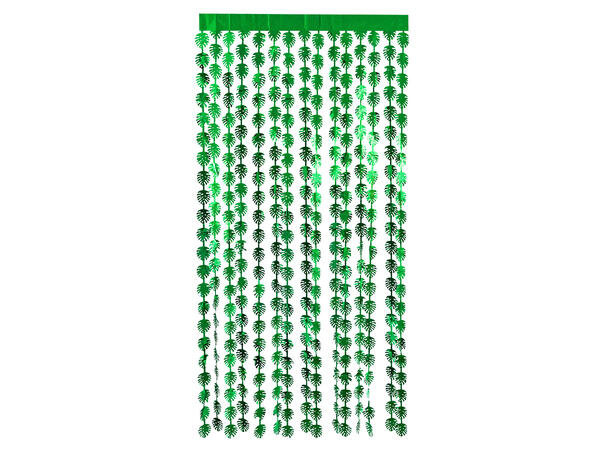 Frynsegardin - Palmeblader 1 Frynsegardin i folie - 2x1m 