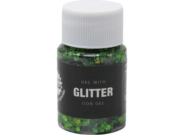 Glitter Gel - Mørkegrønn 1 Beholder med gel - 20g 