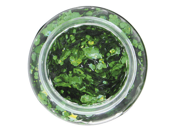 Glitter Gel - Mørkegrønn 1 Beholder med gel - 20g 