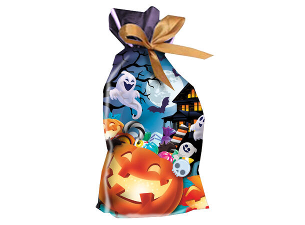 Godteposer - Gresskar- Transparent 20 godteposer i plast - 22x13,5cm 