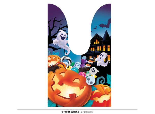 Godteposer - Gresskar- Transparent 20 godteposer i plast - 22x13,5cm 