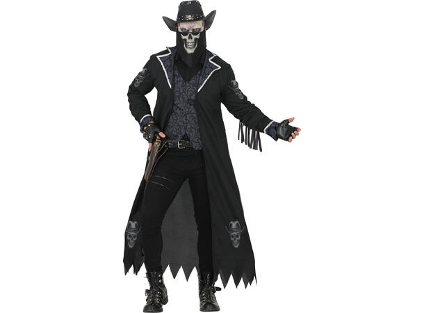Gotisk Cowboy 1 Kostyme til herre - 52-54 (L) 