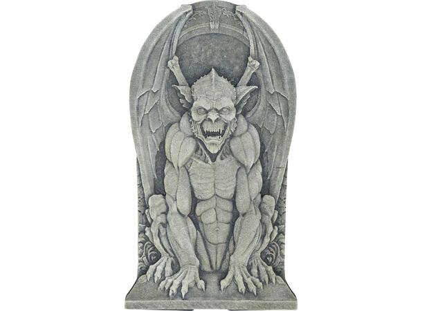 Gravsten - Skjelettengel 1 Gravsten i skum - 90x50cm 