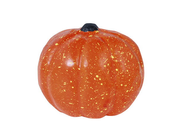 Gresskar lanterne med lys 1 Gresskar i skum - 17cm 