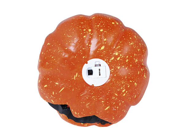 Gresskar lanterne med lys 1 Gresskar i skum - 17cm 