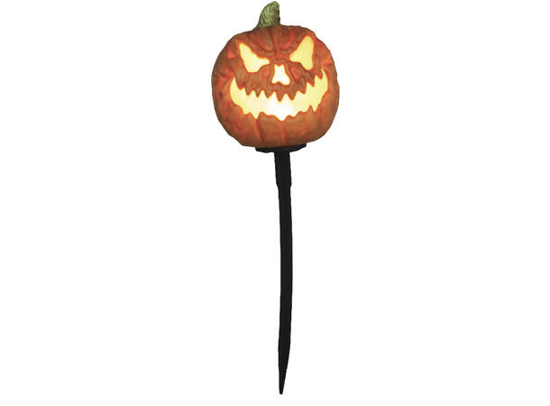 Gresskar m/lyd og lys - oransje 3 Gresskar i PVC m/lys og lyd - 13cm 