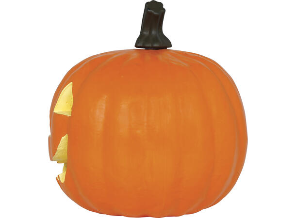 Gresskarlykt med intenst lys - oransje 1 Gresskar i Skum m/lys - 21cm 