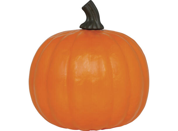 Gresskarlykt med intenst lys - oransje 1 Gresskar i Skum m/lys - 21cm 