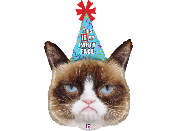 Gretten katt - Partytryne 1 Folieballong med form - (50x73 cm) 