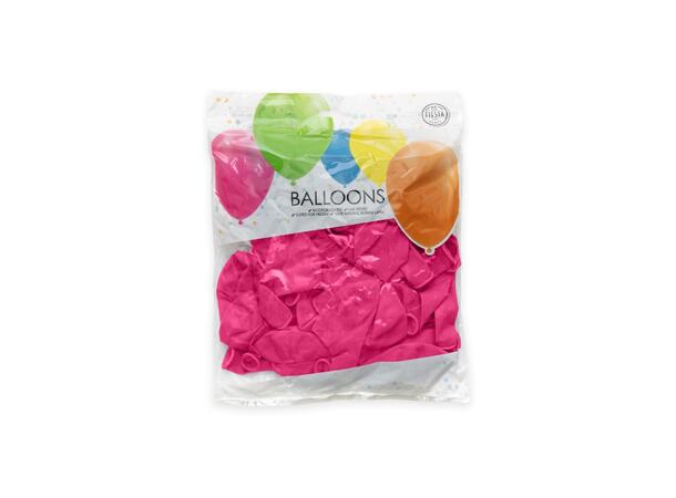Gummiballonger - Hot Pink 50 Gummiballonger - 30cm (12") 