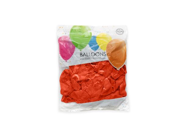 Gummiballonger - Red 50 Gummiballonger - 30cm (12") 