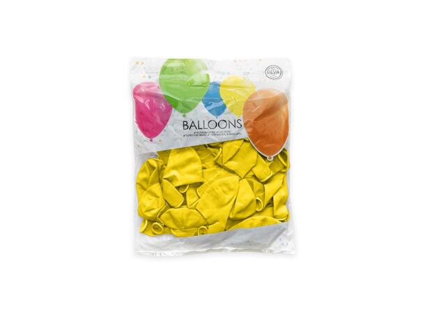 Gummiballonger - Yellow 50 Gummiballonger - 30cm (12") 