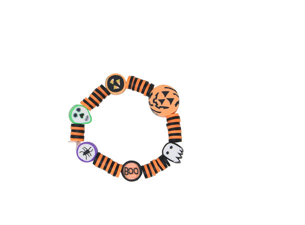 Halloween perler til å lage smykker -DIY 1 Boks med 512 perler i plast 