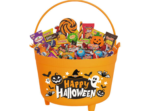 Heksegryte - Trick or Treat 1 Gryte i plast - 24x23x15cm 