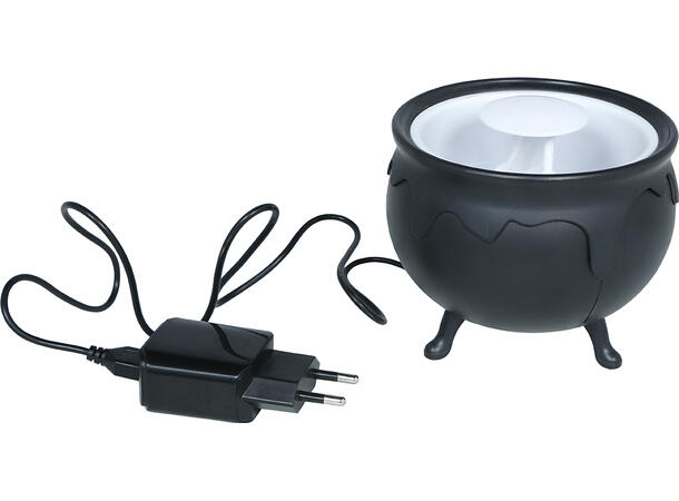 Heksegryte med røykeffekt og lys 1 Gryte med lyd og røyk - Inkl ledning 