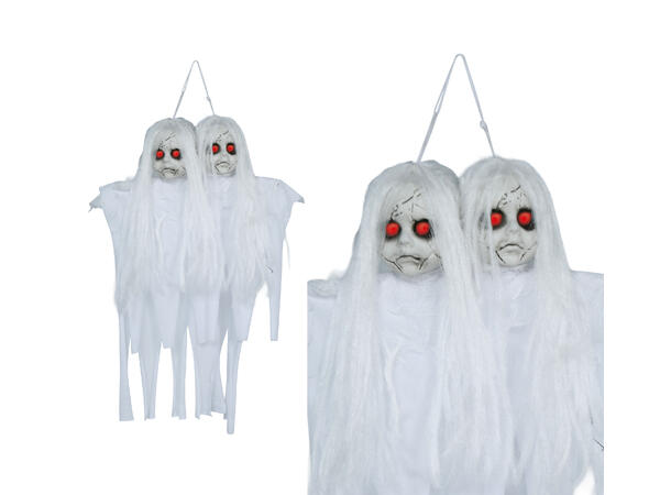 Hengende par med skrekkdukker 1 Hengende figur - 55cm 