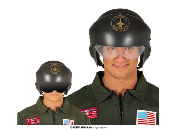 Hjelm - Jagerpilot 1 Hjelm til voksen - Onesize 