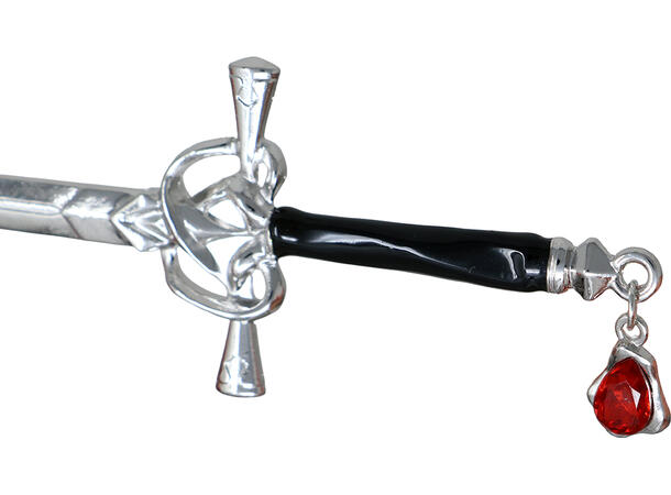 Hårnål - Gothic 1 stk i PVC - 19cm 