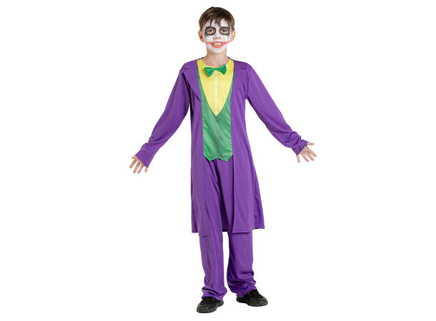 Joker - Kostyme 1 Barnekostyme til gutt - Str 10-12år 