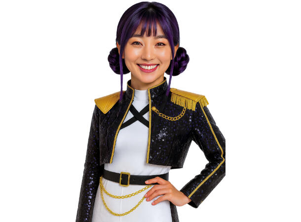 K-pop - Starry buns - Parykk  m/buns 1 Parykk i kunstig hår - Ungdom 