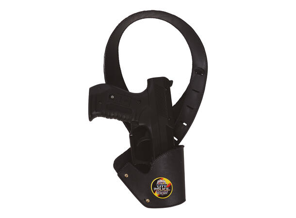 Lekepistol med skulderhylse - Sort 1 Lekepistol m/hylse til barn 