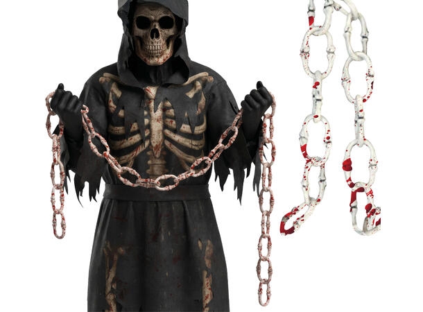 Lenke av blodige knokler 1 Våpen i PVC - 100cm 