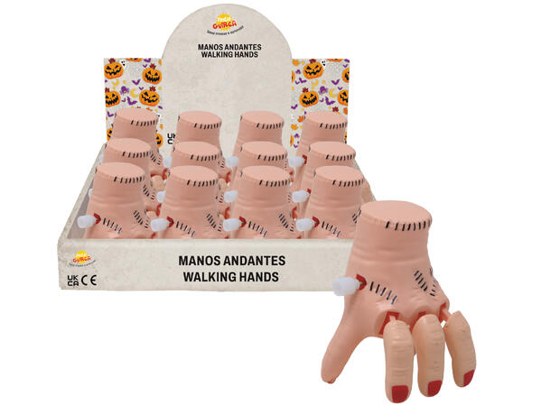 Lil Monsters - opptrekkbare hender Display med 12 hender - 8cm 