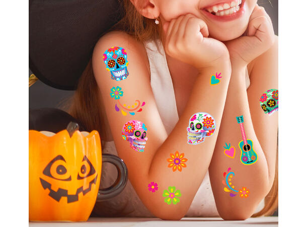 Lil Mosters - Day of The Dead 1 Ark med tattoveringer - 14x22cm 