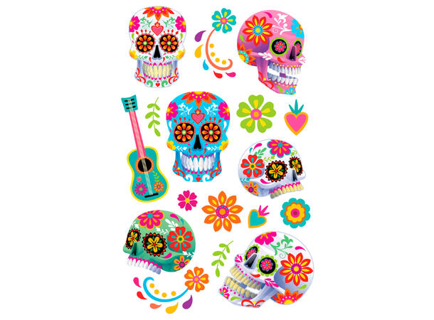 Lil Mosters - Day of The Dead 1 Ark med tattoveringer - 14x22cm 