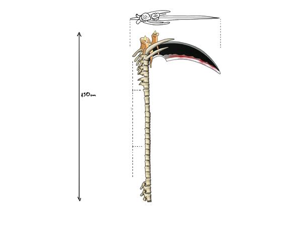 Ljå DeLuxe - Plast 1 stk - 150cm 
