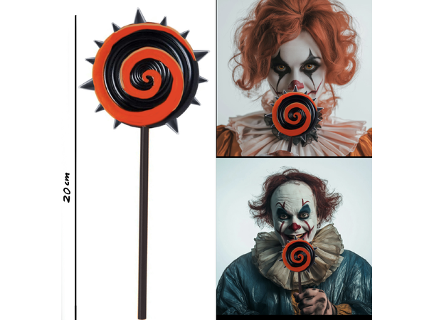 Lollipop m/pigger - slagvåpen 1 Våpen i PVC - 20cm 