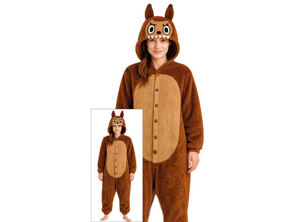 Lulu Monster - Onepiece - Brun 1 Damekostyme - str 42-44 (L) 