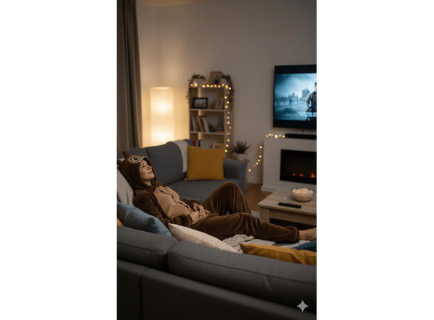 Lulu Monster - Onepiece - Brun 1 Damekostyme - str 42-44 (L) 