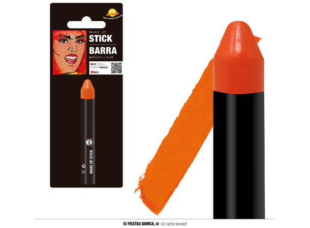 Make-up stift - Oransje 1 Sminkestift - 10gr 