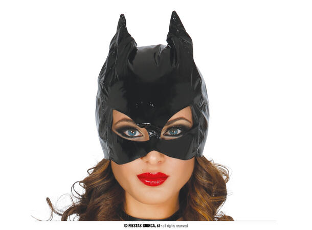 Maske - Sort katt 1 Maske i vinyl 