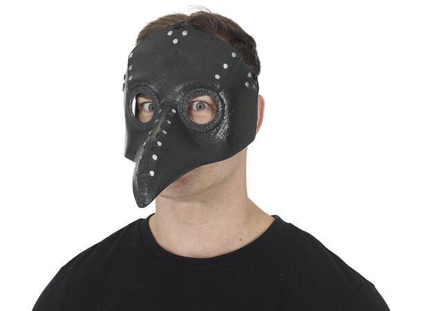 Maske m/nebb - Pestdoktor - sort 1 Maske i PVC 
