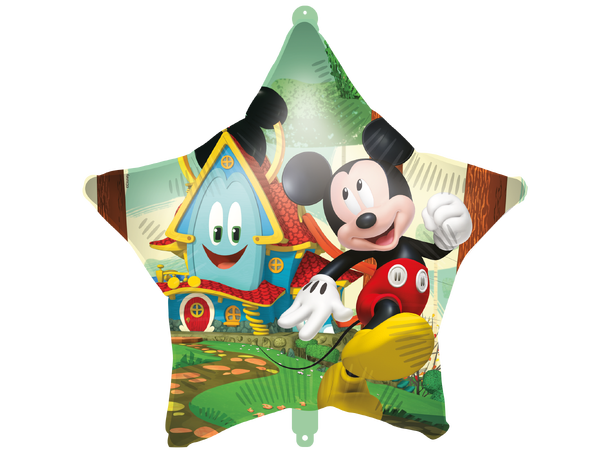 Mickey - Jump into the fun 1 Folieballong Stjerne - 46cm
